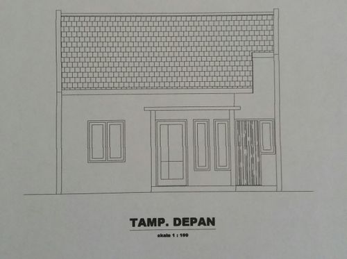 foto tampak rumah tipe MAHONI perumahan GRAHA RINJANI