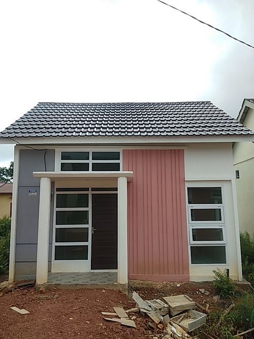 foto tampak rumah tipe 36+ perumahan GREENLAND RESIDENCE 2