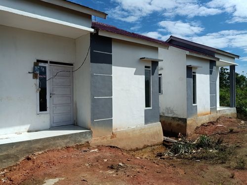 foto tampak rumah tipe 36 perumahan GRIYA PERMATA INTAN