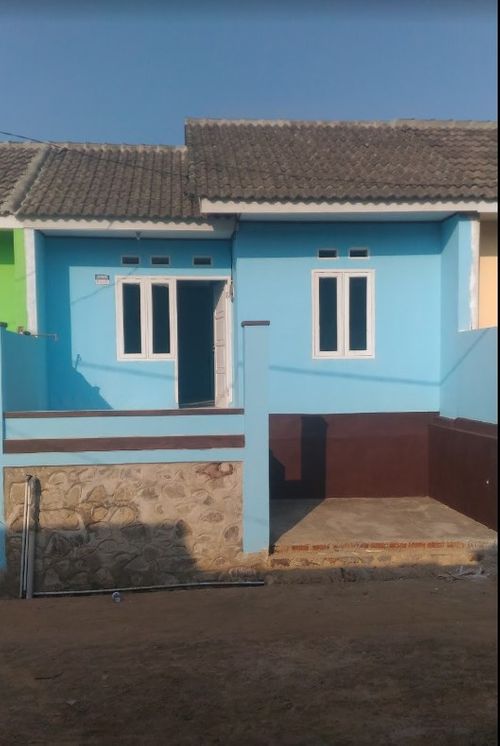 foto tampak rumah tipe 30 perumahan Arjasari Asri