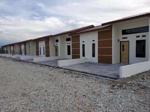 foto tampak rumah tipe 36/78 perumahan ANDALUSIA RESIDENCE