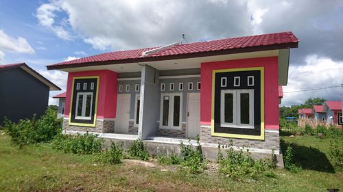 foto tampak rumah tipe 30/150 perumahan BELU REGENCY