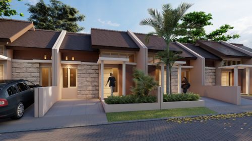 foto tampak rumah tipe SAKURA perumahan Perumahan Griya Indah Lestari