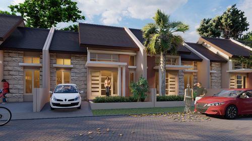 foto tampak rumah tipe AKASIA perumahan Perumahan Griya Indah Lestari