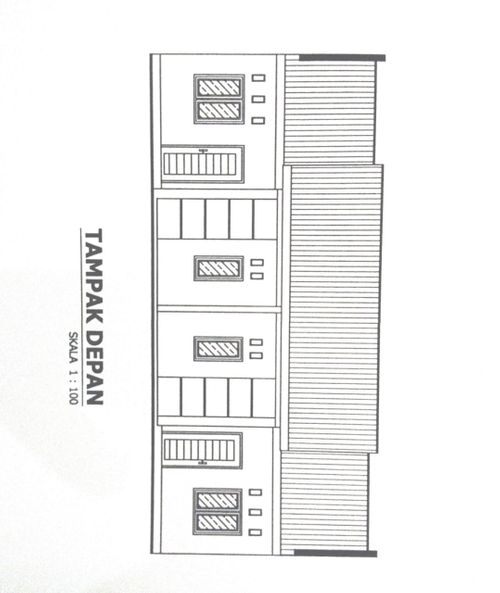 foto tampak rumah tipe 36 perumahan CITRA WAHIDIN BINJAI