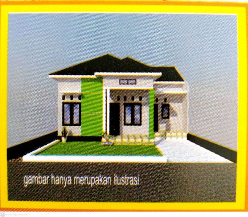 foto tampak rumah tipe 45 perumahan Fitria Jaya Residence Tahap 2