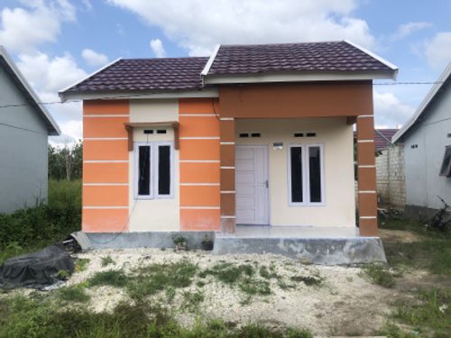 foto tampak rumah tipe 36 Subsidi perumahan Sriwijaya Indah I