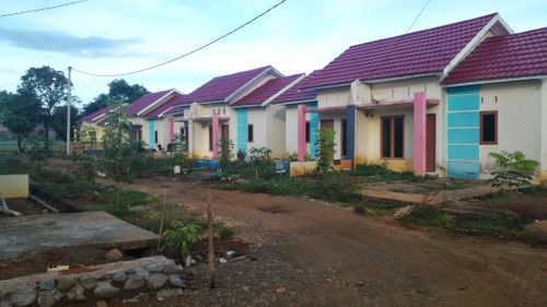 foto tampak rumah tipe 36/72 perumahan BUMI LESTARI TENGRIGANGKAE
