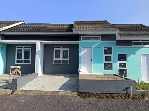 foto tampak rumah tipe 30/60 , 138 blue perumahan TALAGA PESONA INTAN