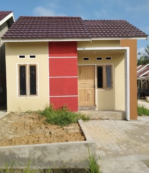 foto tampak rumah tipe 36 perumahan MUTIARA SELATAN