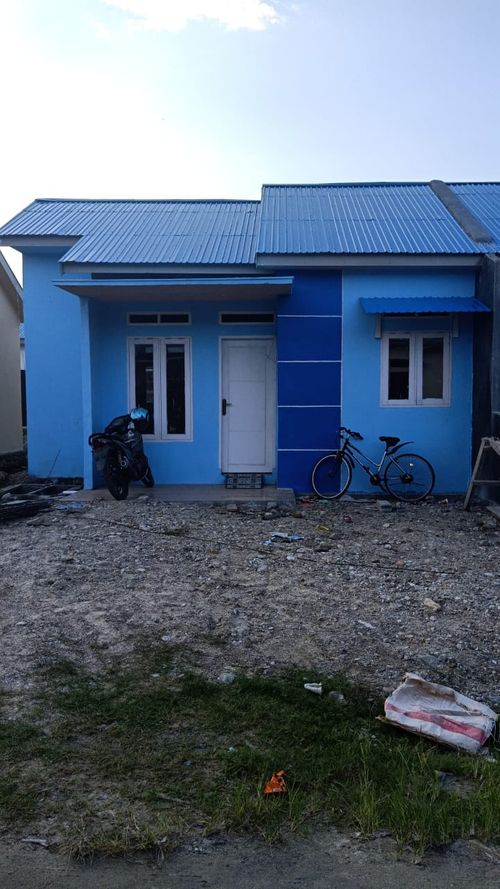 foto tampak rumah tipe 36 perumahan BANUA INDAH