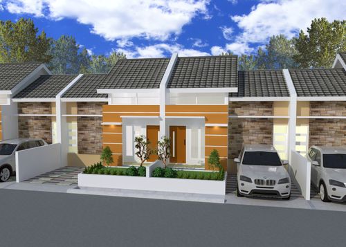 foto tampak rumah tipe MULIA perumahan GRIYA YASA MULIA