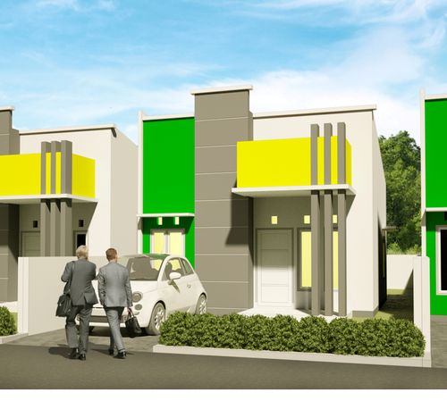 foto tampak rumah tipe 38 Minimalis perumahan GRIYA PANIKI INDAH II