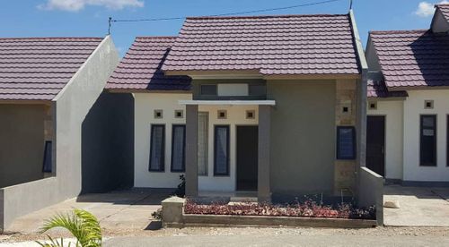 foto tampak rumah tipe 45 perumahan PURI LASIANA INDAH