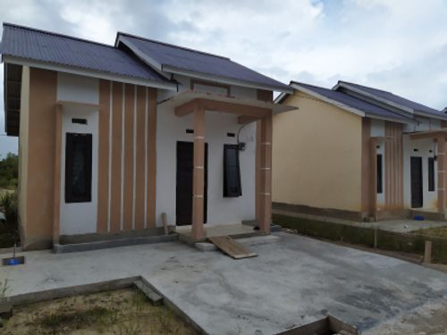 foto tampak rumah tipe Komersil 36 perumahan mega permata 1