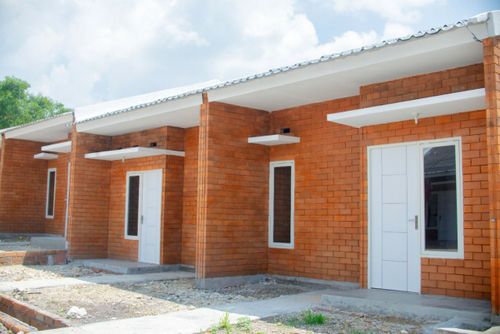 foto tampak rumah tipe 30 perumahan GRIYAREKA