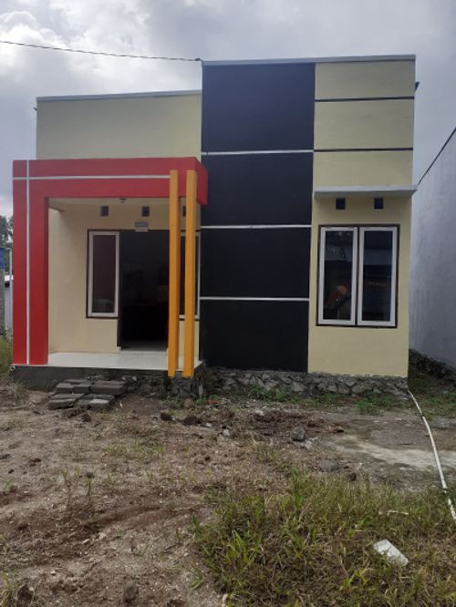 foto tampak rumah tipe 36/84 perumahan MERPATI KIMA VILLAGE