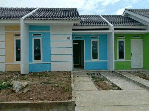 foto tampak rumah tipe 27/60 perumahan SUKAMEKAR REGENCY