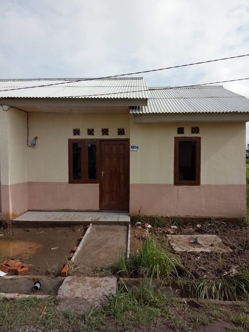 foto tampak rumah tipe 36/120 perumahan Al Fattah