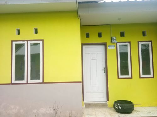 foto tampak rumah tipe 36 perumahan PESONA BUKIT JATI MAS IV
