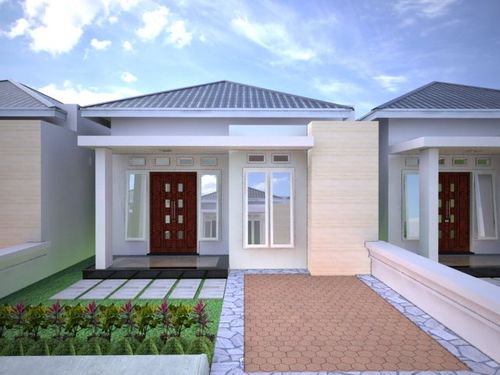 foto tampak rumah tipe 60 KOMERSIAL perumahan GRIYA ISLAMIC CENTER 