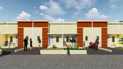 foto tampak rumah tipe B perumahan Perumahan Bukit Grandmas