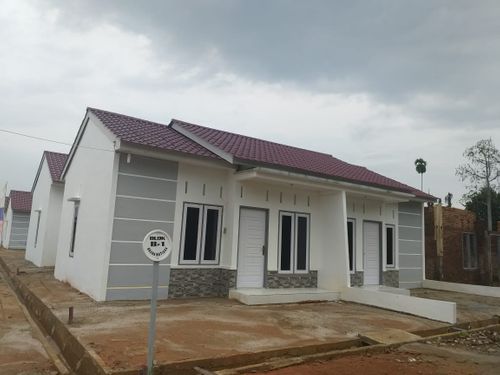 foto tampak rumah tipe 36 perumahan GRAHA MUTIARA TIRTA DELI