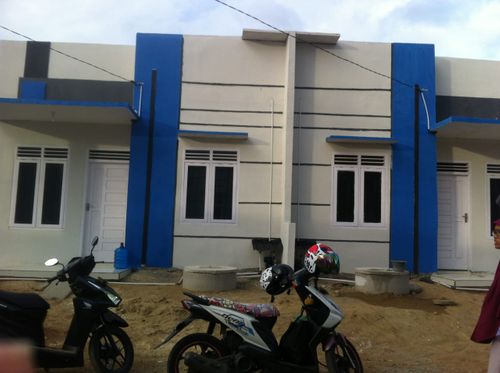 foto tampak rumah tipe 36 perumahan Darussalam Residence