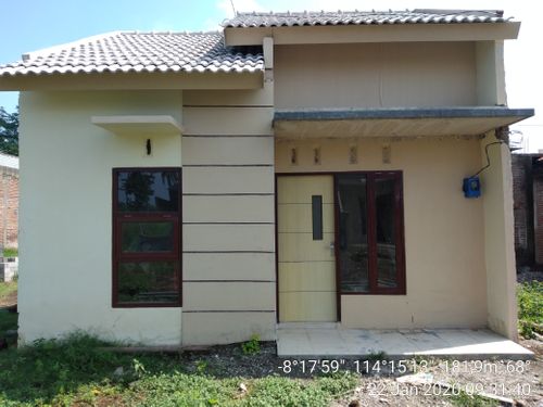 foto tampak rumah tipe 36 perumahan INTAN REGENCY