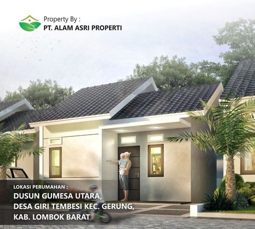 foto tampak rumah tipe 27 perumahan ALAM TEMBESI ASRI