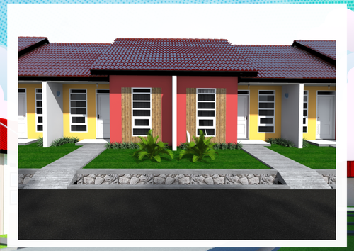 foto tampak rumah tipe 29A perumahan Kepuren Residence 4