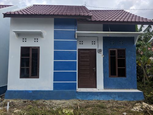 foto tampak rumah tipe 36 perumahan Sinar Fajar Permai