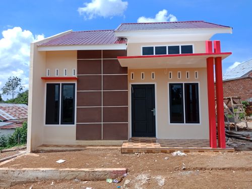foto tampak rumah tipe 36 perumahan GADING PERMAI