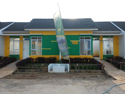 foto tampak rumah tipe FLPP 28/60 perumahan Griya Harmoni