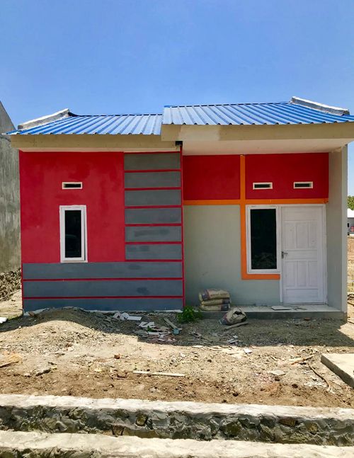 foto tampak rumah tipe 36 perumahan BUKIT MUTIARA INDAH