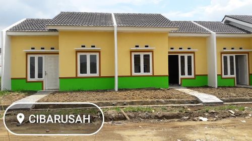 foto tampak rumah tipe 36 perumahan Cibarusah Jaya