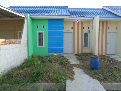 foto tampak rumah tipe 27/60 perumahan PERMATA MUKTIWARI RESIDENCE