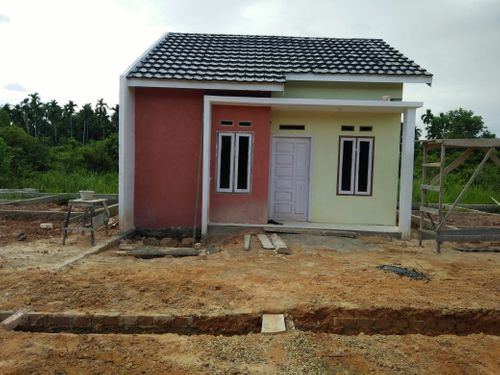 foto tampak rumah tipe 36 perumahan ISMIGRAHA BOULEVARD