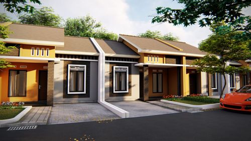 foto tampak rumah tipe 36 Komersil perumahan Kalimasada Residence