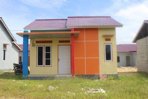 foto tampak rumah tipe 36 perumahan Perumahan Satria Land Bengkayang