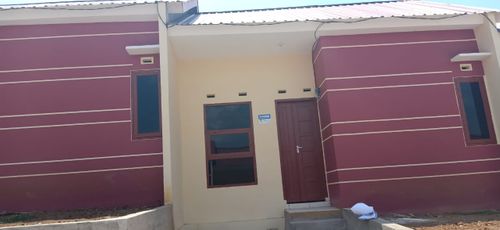 foto tampak rumah tipe 30/60 perumahan BSS BUKIT INDAH KAPUK