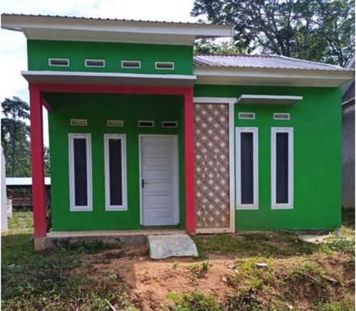 foto tampak rumah tipe 36/108 perumahan Anugrah Bungo Pinang