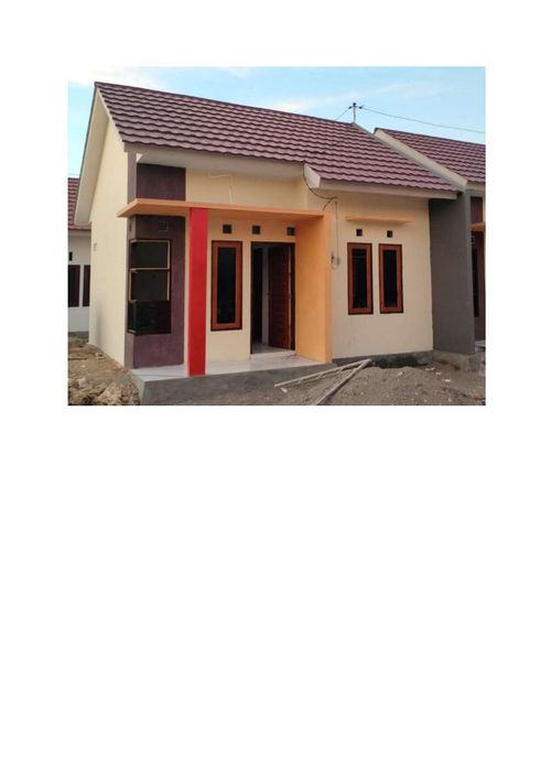 foto tampak rumah tipe 36 perumahan GALATIA RESIDENCE 2