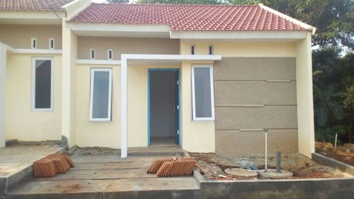 foto tampak rumah tipe 30+ perumahan Mutiara Tragung