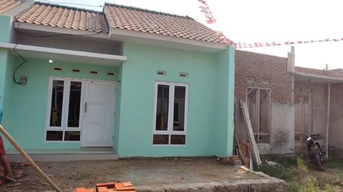 foto tampak rumah tipe 30/72 perumahan Griya Matoa Asri 