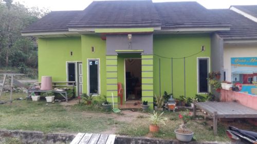 foto tampak rumah tipe 70 perumahan BUKIT MUTIARA INDAH