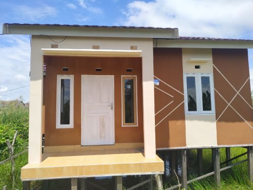 foto tampak rumah tipe 36 perumahan SHALLI MESSI 4