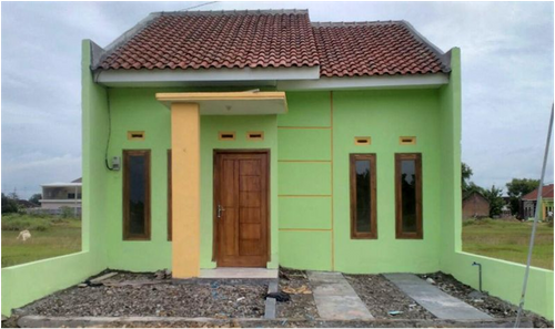 foto tampak rumah tipe Subsidi perumahan PERUMAHAN TANJUNG GREEN REGENCY