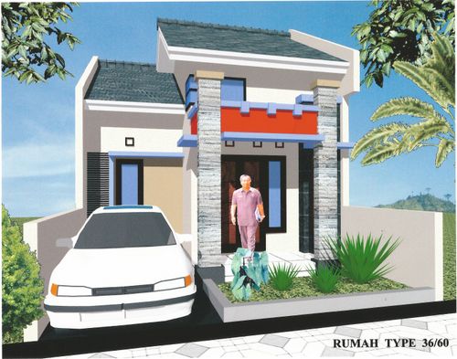foto tampak rumah tipe Komersil 36 perumahan PERUMAHAN TANJUNG GREEN REGENCY