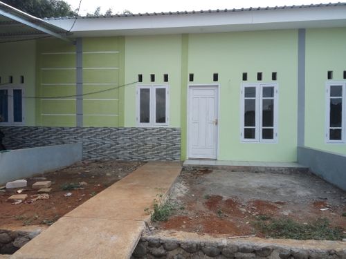 foto tampak rumah tipe 36 perumahan d'TALLASA VILLAGE